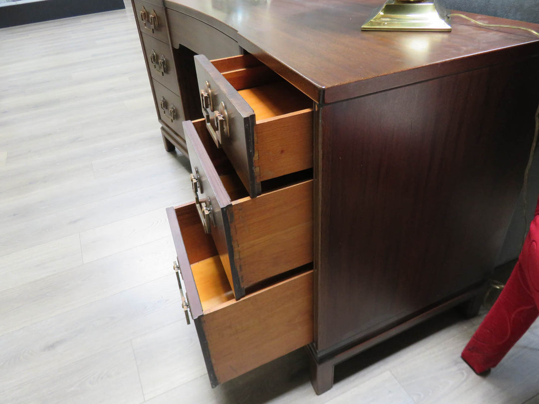 Mahogany Keyhole Writing Desk