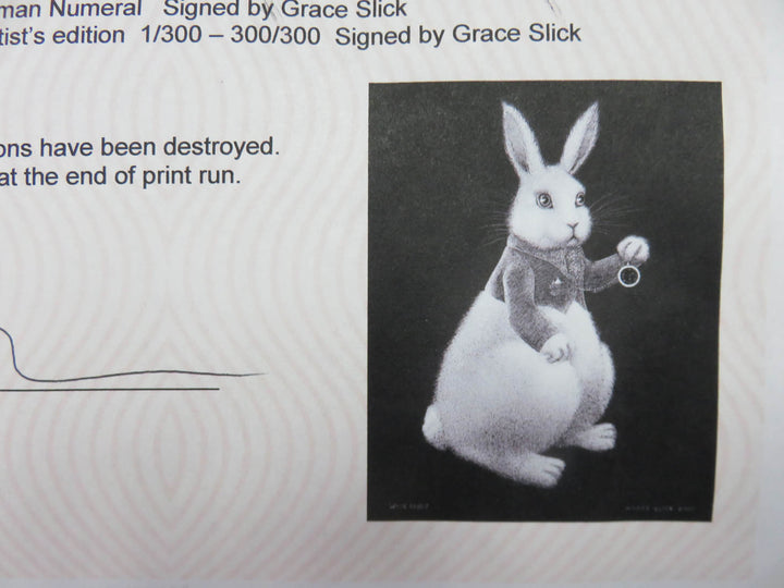 Jefferson Airplane's Grace Slick's "White Rabbit"