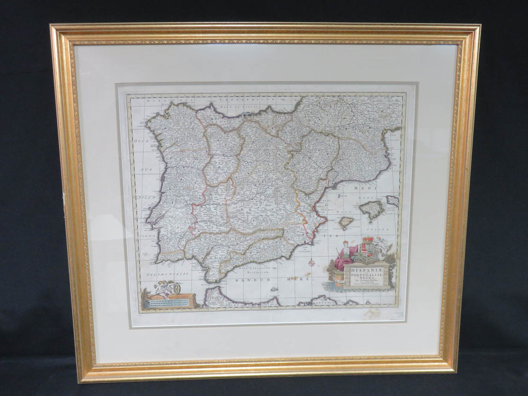 Antique Map Originally Published in 1680