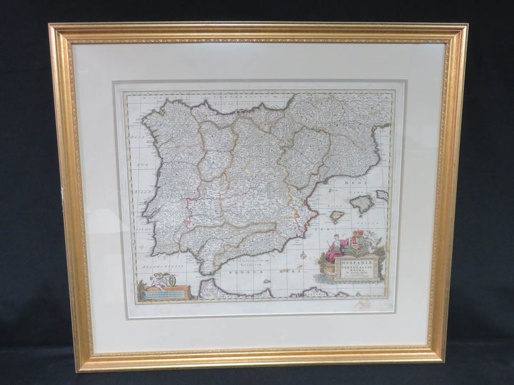 Antique Map Originally Published in 1680
