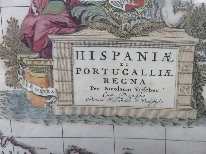 Antique Map Originally Published in 1680