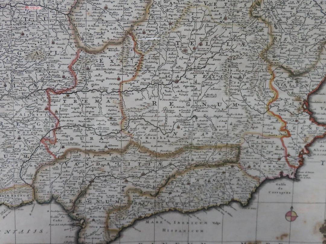 Antique Map Originally Published in 1680
