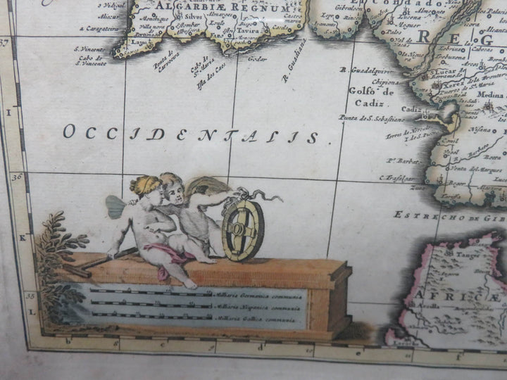 Antique Map Originally Published in 1680