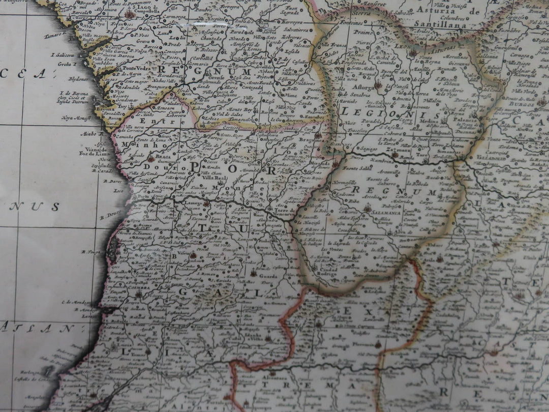 Antique Map Originally Published in 1680