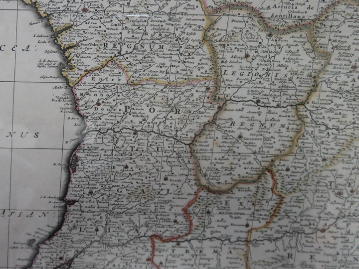 Antique Map Originally Published in 1680