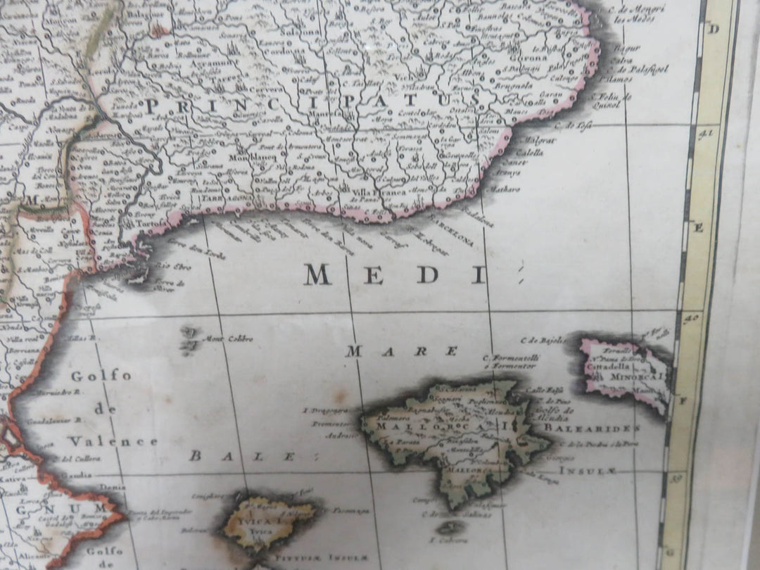 Antique Map Originally Published in 1680