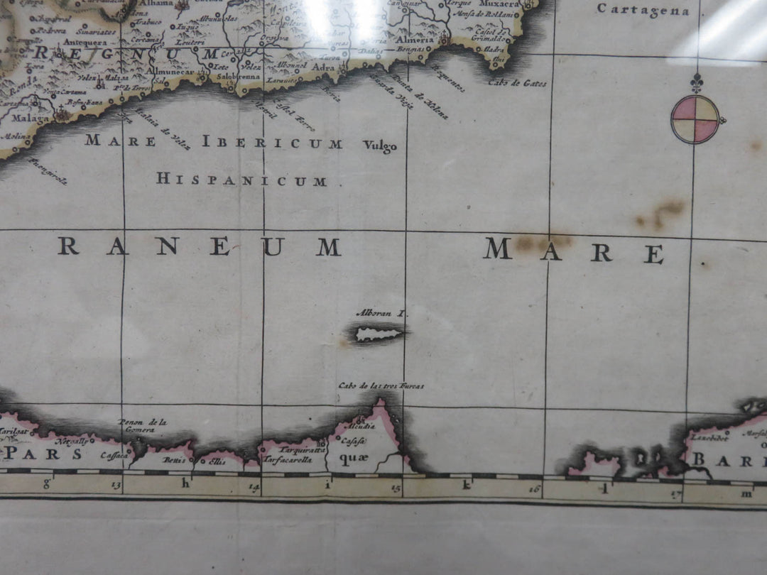 Antique Map Originally Published in 1680