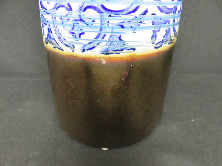 Blue and Copper Vase