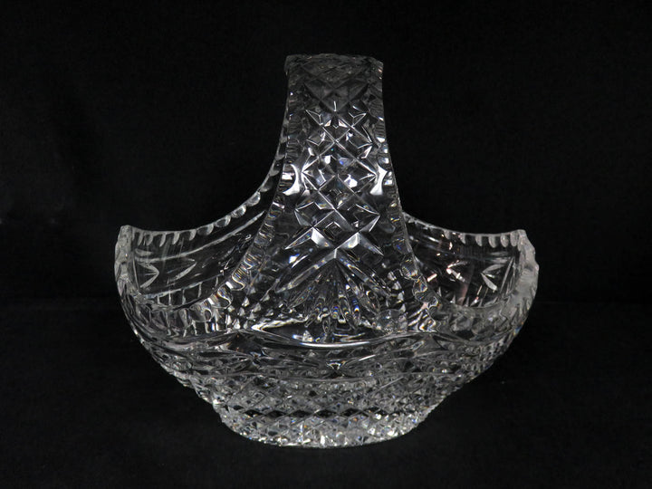Large Galway Crystal Basket