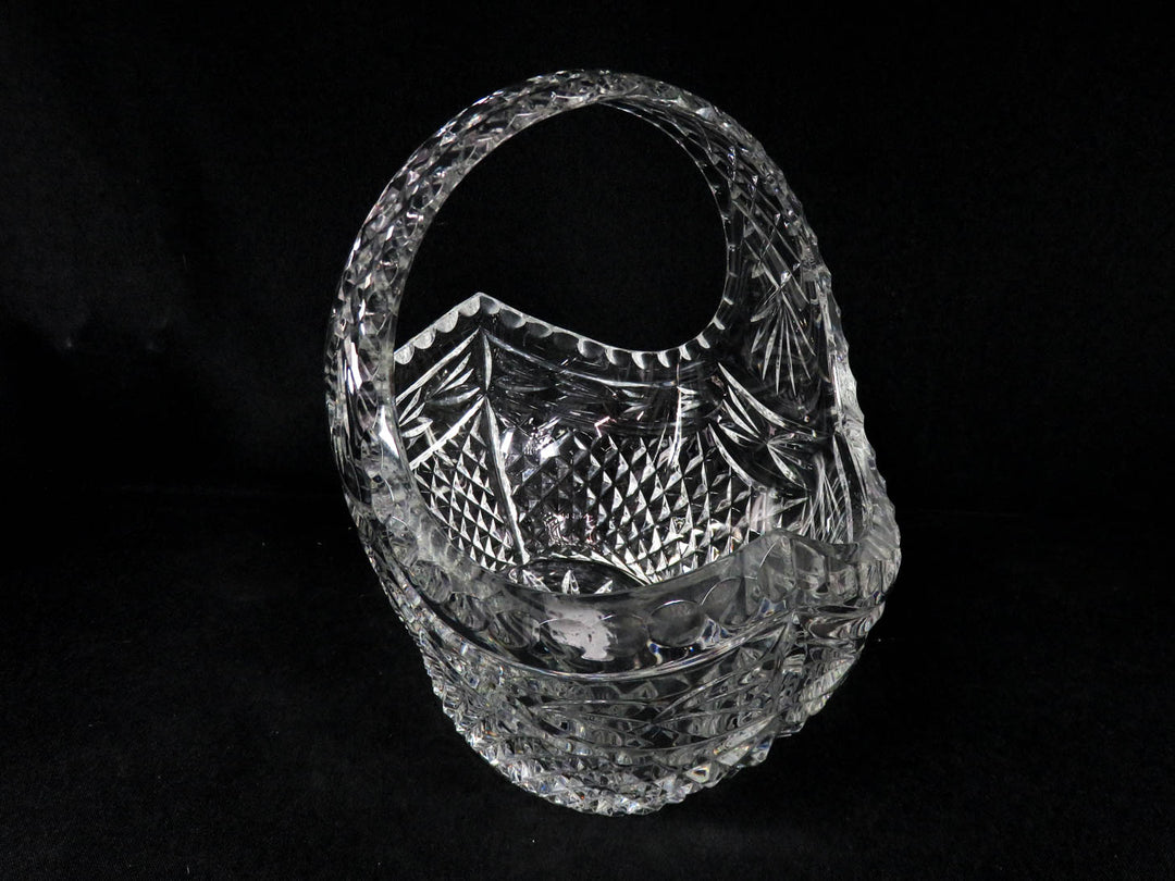 Large Galway Crystal Basket