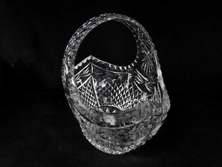Large Galway Crystal Basket