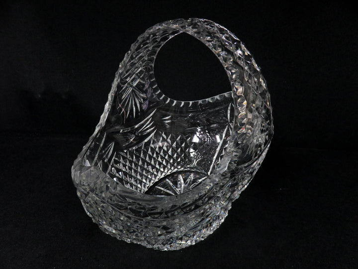 Large Galway Crystal Basket