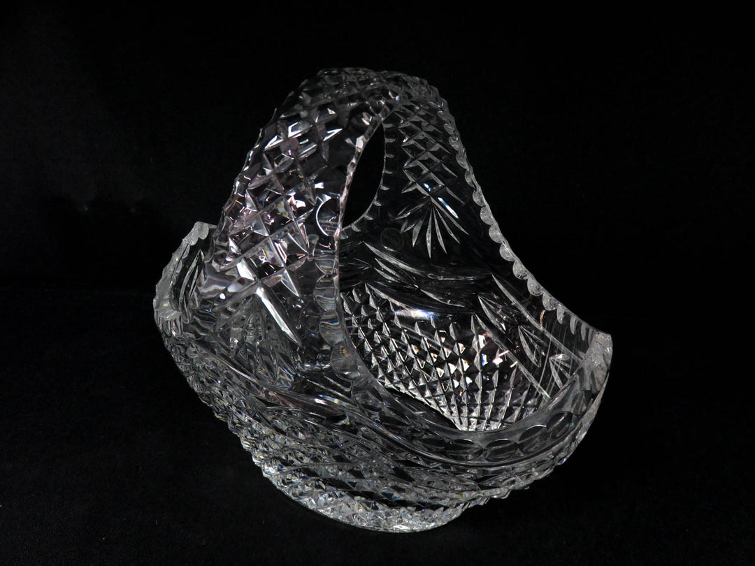 Large Galway Crystal Basket