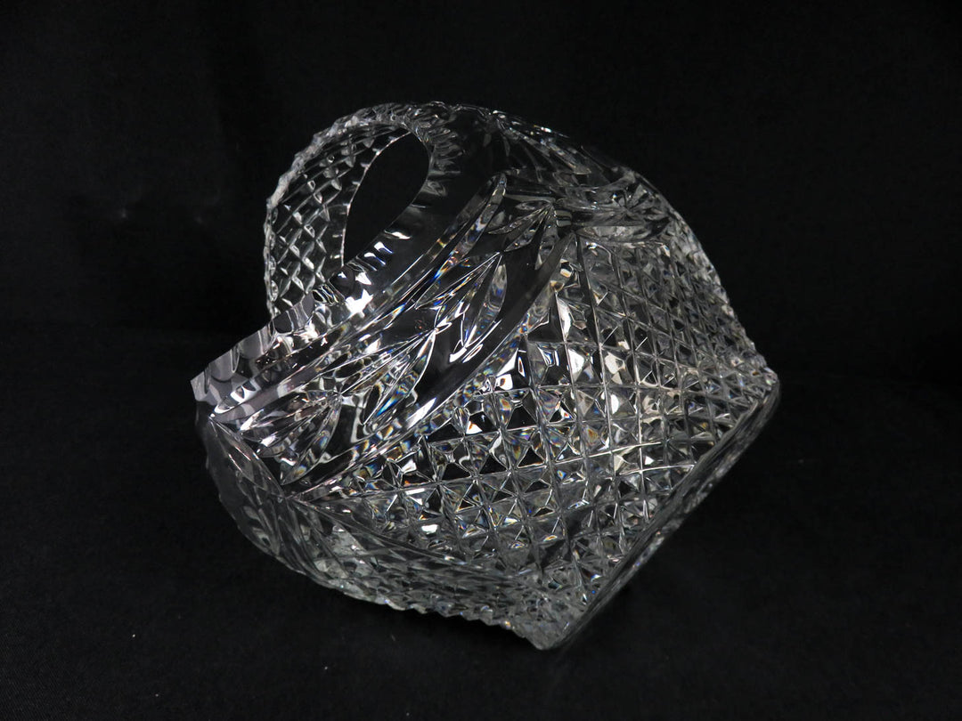 Large Galway Crystal Basket