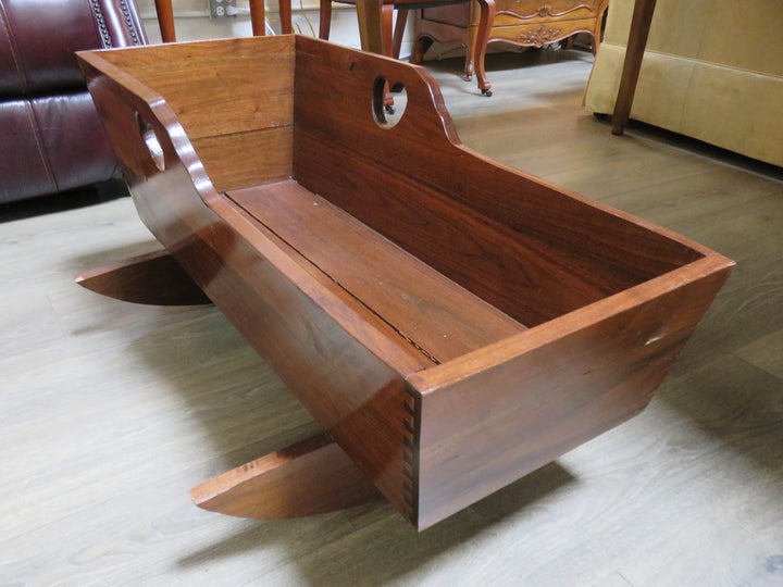 Vintage Handmade Doll Cradle
