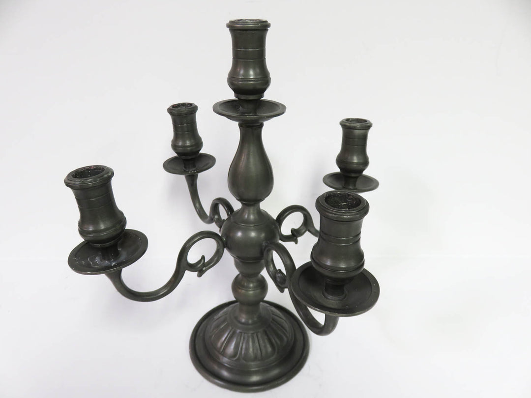 Pewter Candelabra