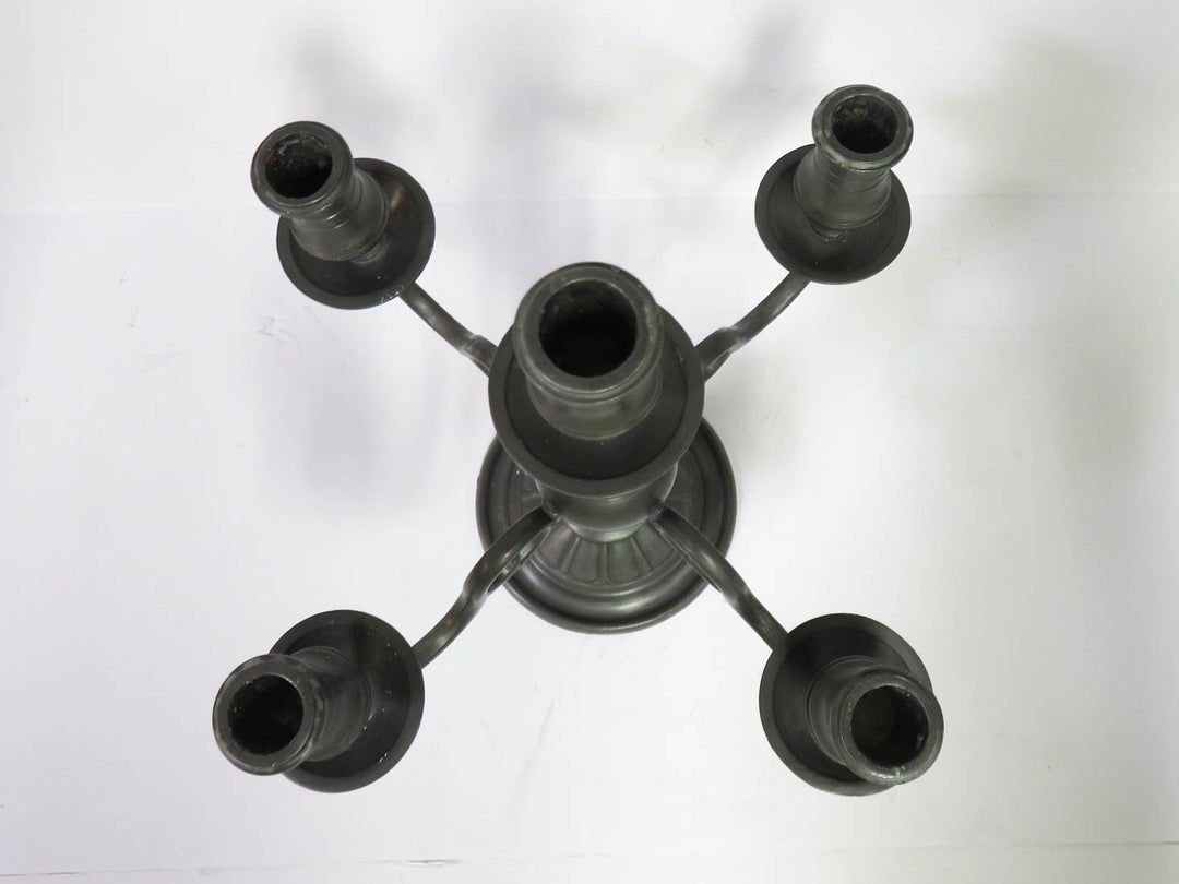 Pewter Candelabra