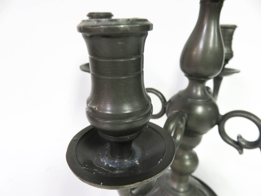 Pewter Candelabra