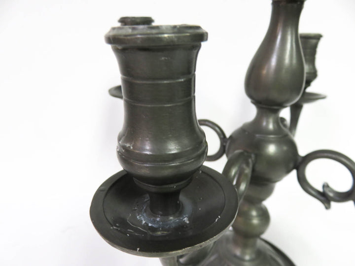 Pewter Candelabra