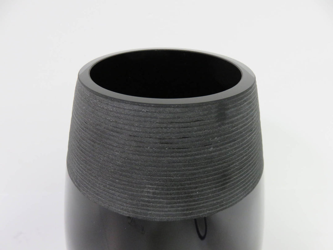 Crate & Barrel Noir Vase