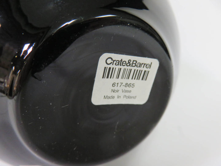 Crate & Barrel Noir Vase