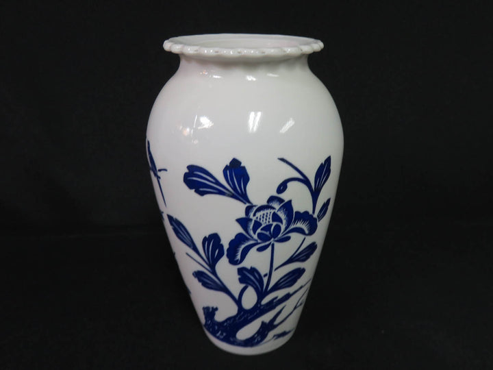 Blue Floral Vase