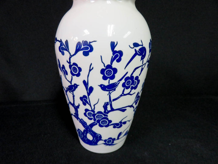 Blue Floral Vase