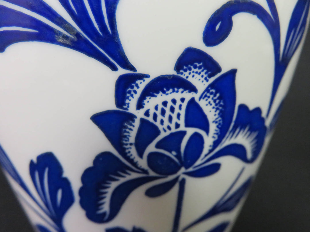 Blue Floral Vase