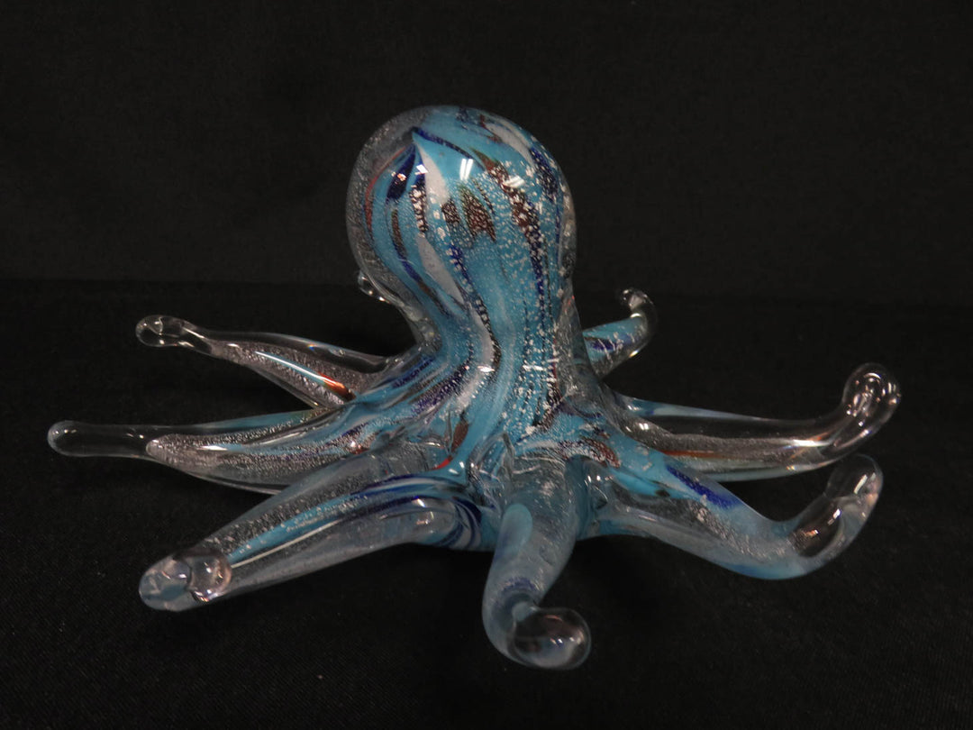 Murano-Style Art Glass Octopus