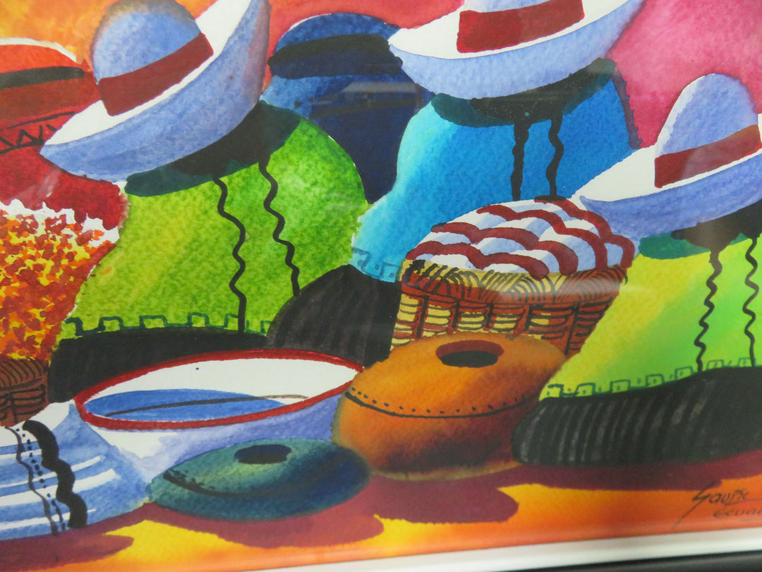 Ecuadorian Folk Art Print