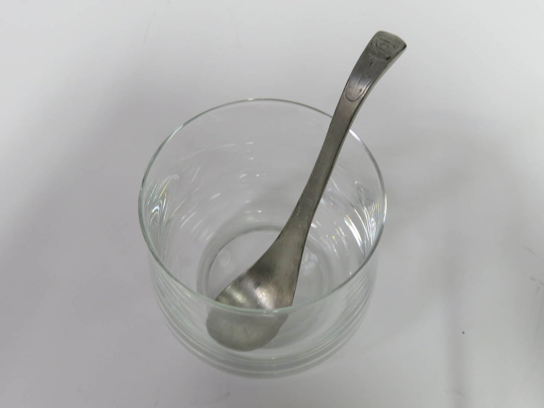 Glass &  Pewter Jam Jar