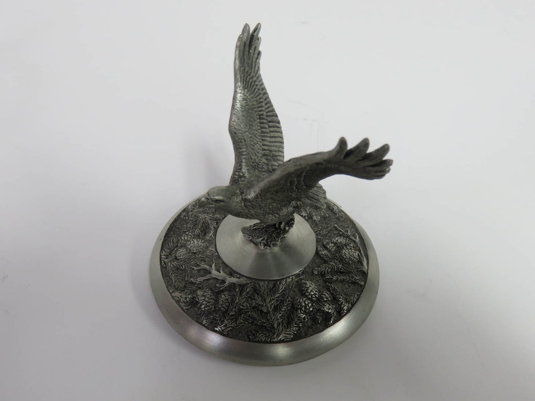 Glass &  Pewter Jam Jar
