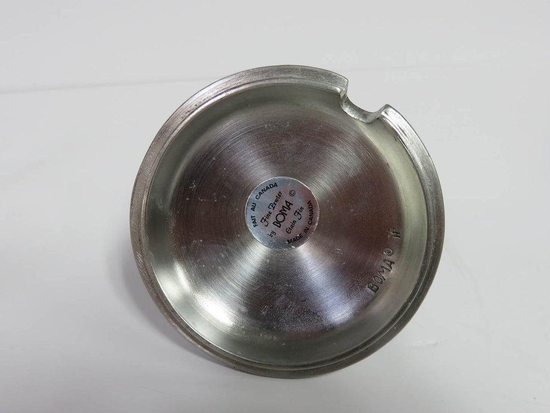Glass &  Pewter Jam Jar