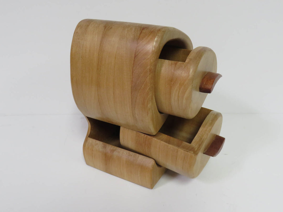 Sculpted Wood Jewelry Box