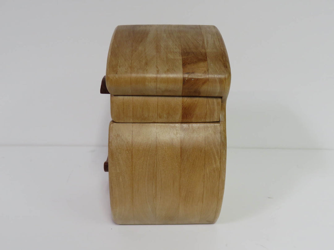 Sculpted Wood Jewelry Box