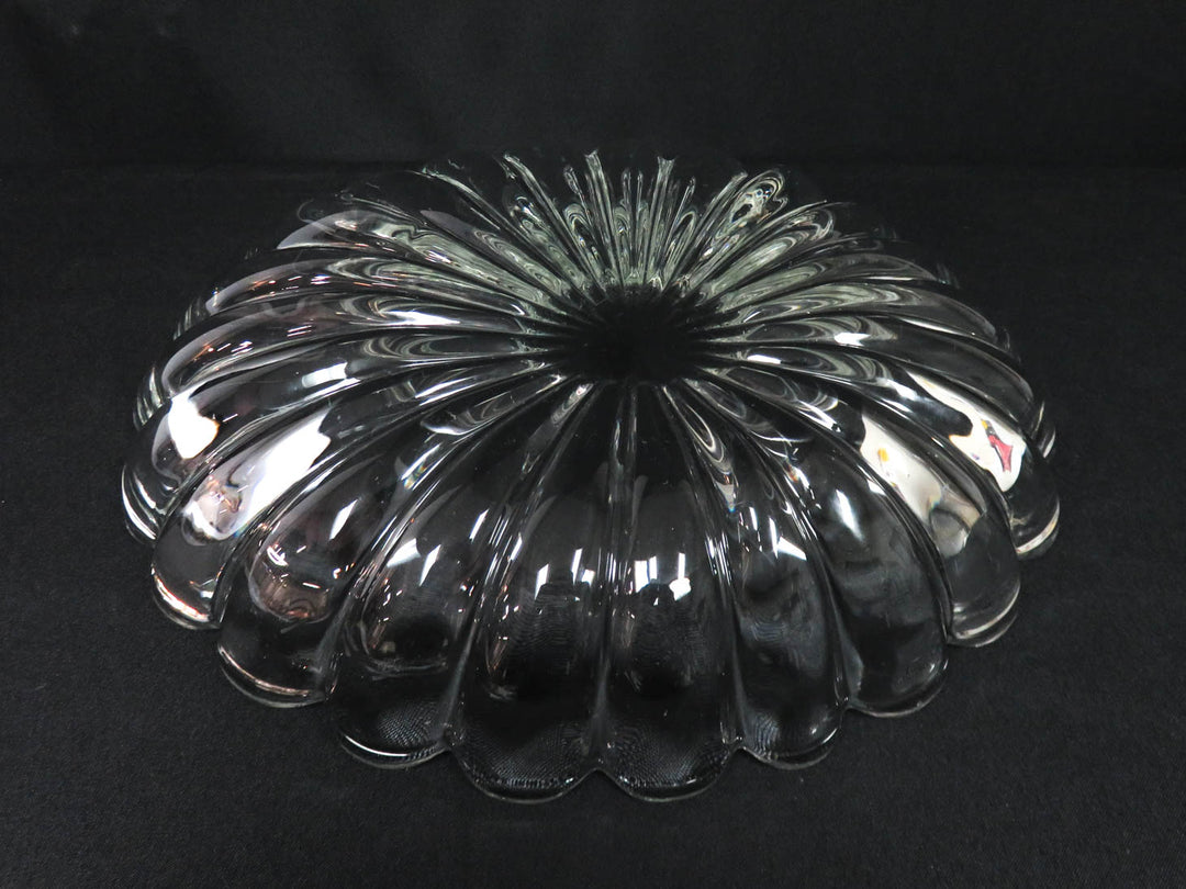 Glass Scalloped Bowl