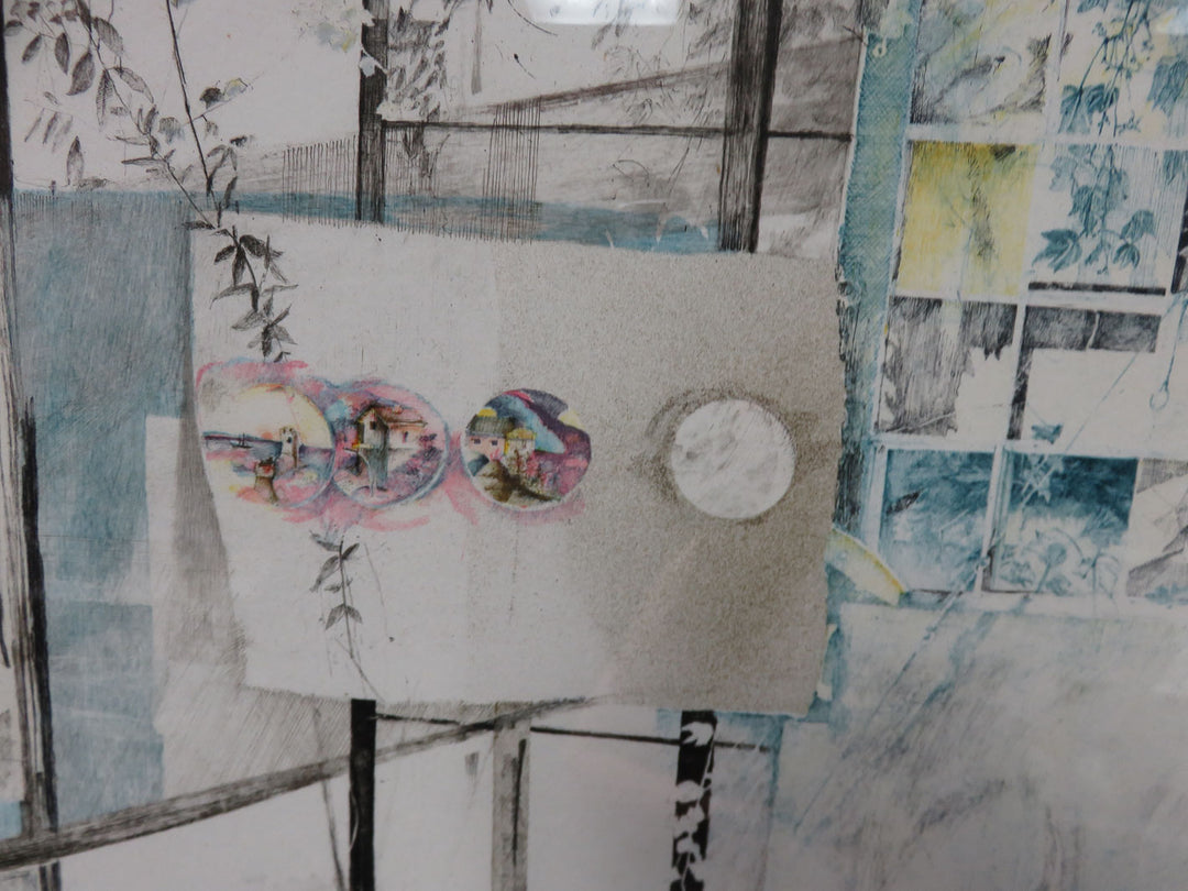 Abstract Lithograph by Krajnc
