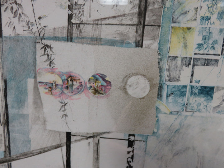 Abstract Lithograph by Krajnc