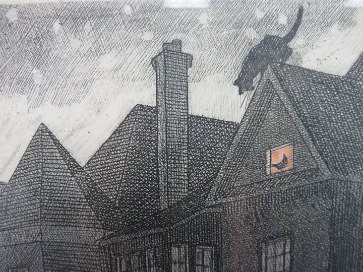 Curiousity and the Cat Print