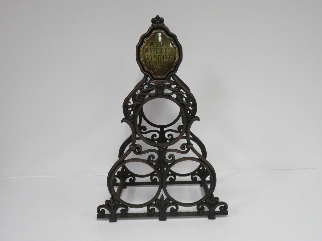 Three-Bottle Wine Holder