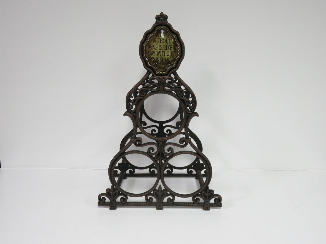Three-Bottle Wine Holder