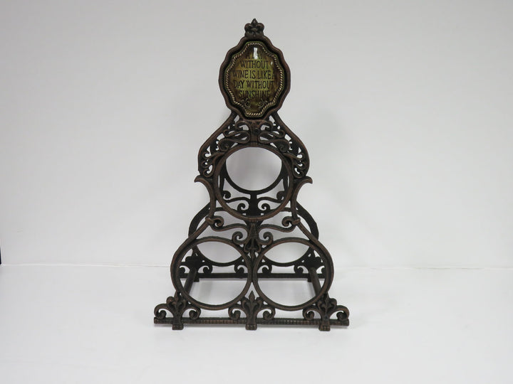 Three-Bottle Wine Holder