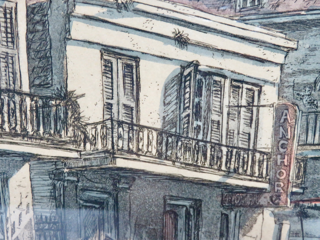 Vintage Anchor Hotel Print