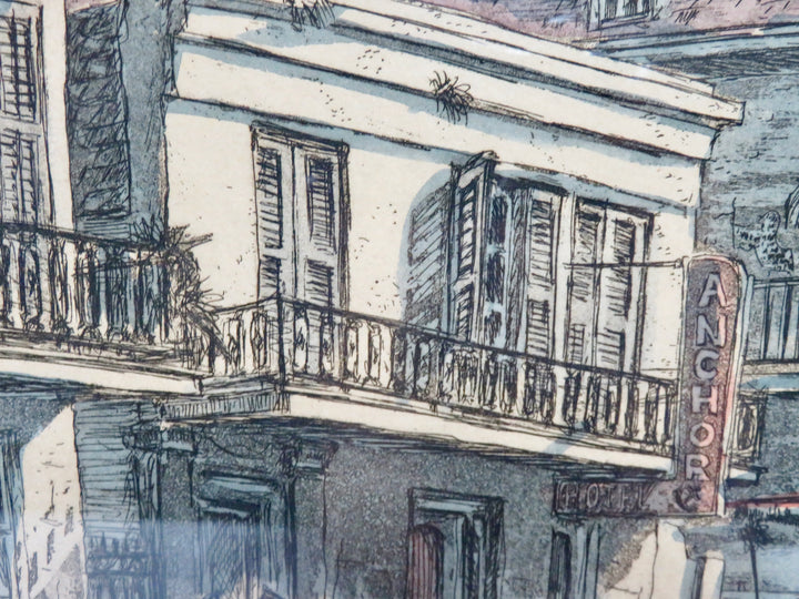 Vintage Anchor Hotel Print