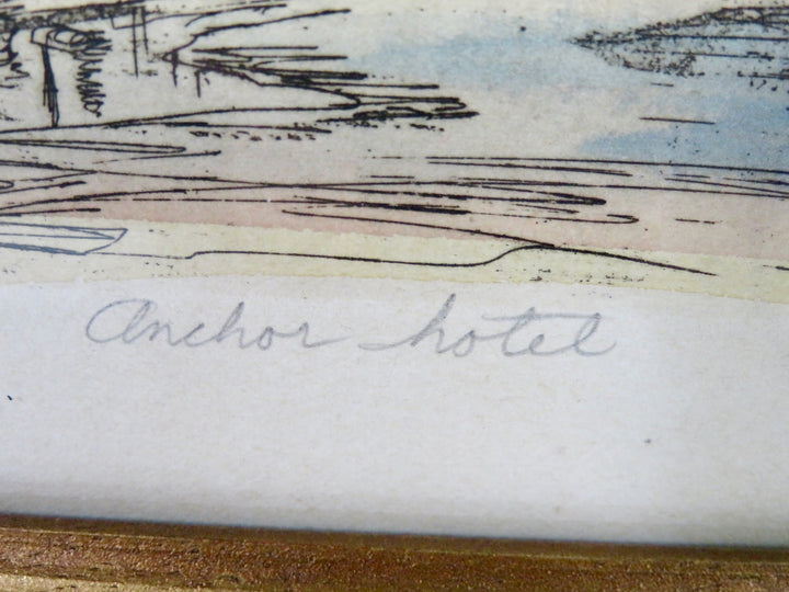 Vintage Anchor Hotel Print