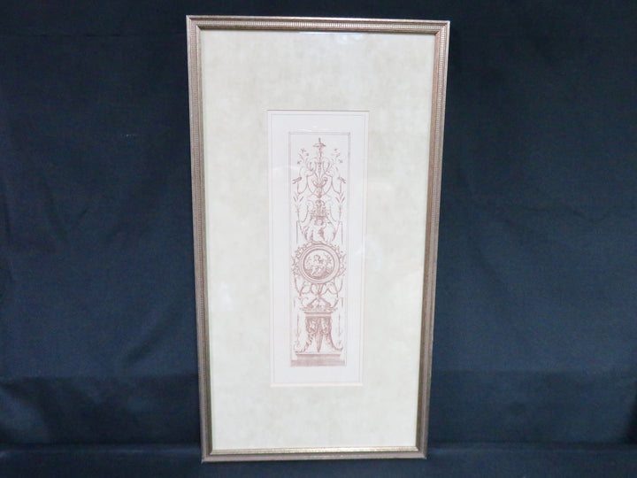 French Architectural Panel Print