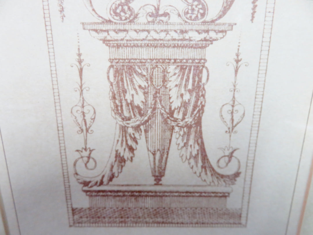 French Architectural Panel Print