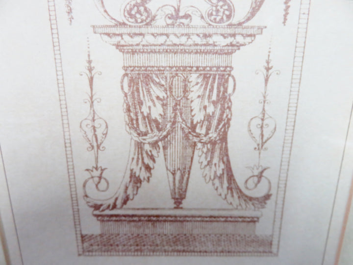 French Architectural Panel Print