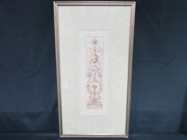 French Architectural Panel Print