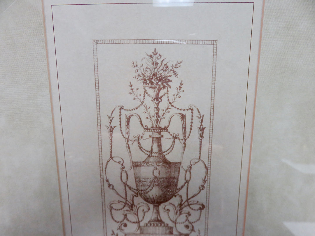 French Architectural Panel Print